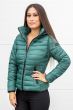 Dame dun jakke med hætte Navahoo Lulana Ocean Green