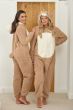 Läcker Soft Onesie teddy jumpsuit i känguru