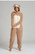 Läcker Soft Onesie teddy jumpsuit i känguru