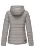 Dame dynejakke med hætte Lucy - Grå