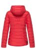 Dame dynejakke med hætte Lucy - Rød