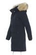 Dam Vinterjacka med päls modell Madrid i Svart