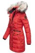 Dam Vinterjacka Navahoo Paulina i Röd