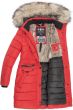 Dam Vinterjacka Navahoo Paulina i Röd