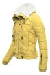 Kort Vinter jakke i Gul