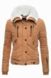Kort Vinter jakke i camel