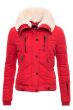 Kort Vinter jakke i Rød