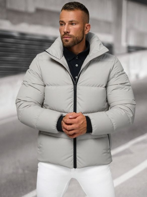 Vinterjacka herr modell Guliver i ljusgrå